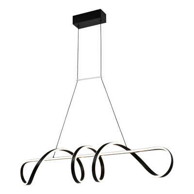 Colgante Led Trevor Negro 83w Deco Moderno Luz Desing