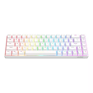 Teclado Mecánico Hotswap Rgb Inalambrico Red - Ajazz K685t Color Del Teclado Blanco