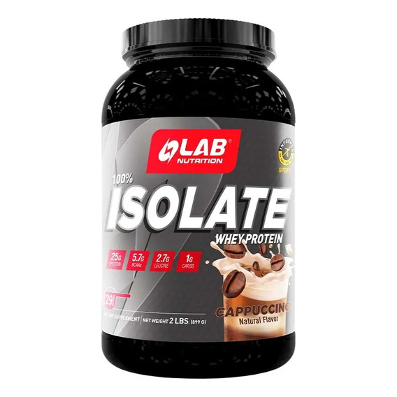100% Isolate Whey Protein 2lb Sabor Capuccino
