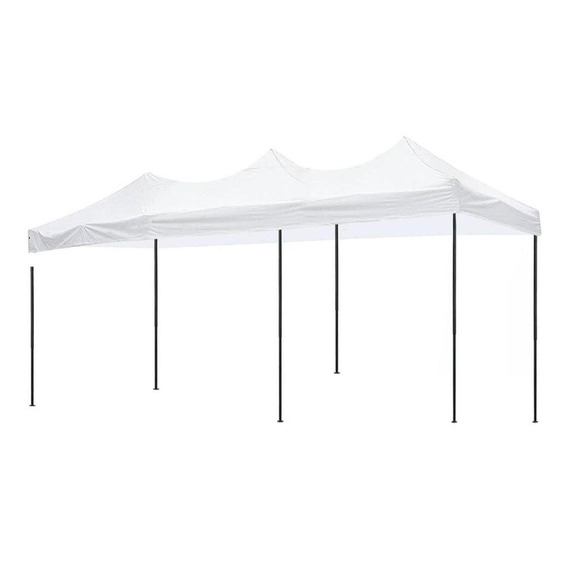 Toldo Carpa 3x6 Jardimanía Toldo Antisombra Reforzado Impermeable Plegable Jardin Color Blanco