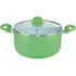 Cacerola Cuori C-verde 24cm Antiadherente Cerámica Color Verde claro