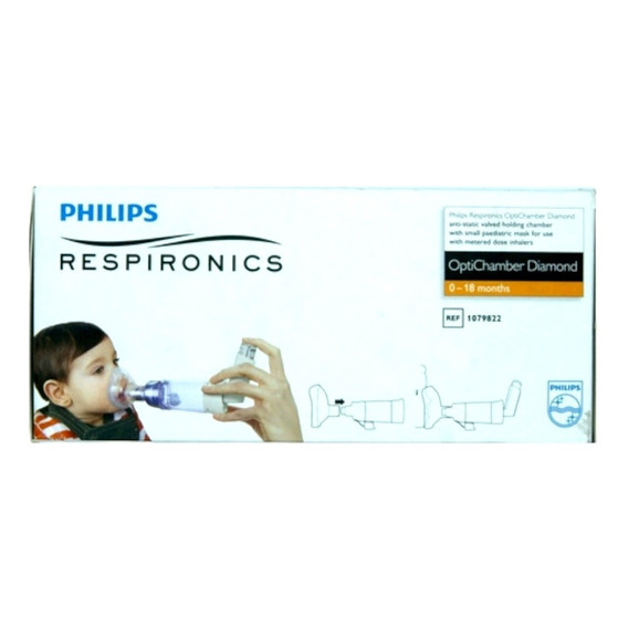 Cámara Inhalación Aerochamber Phillipsrespironics Pediatrica