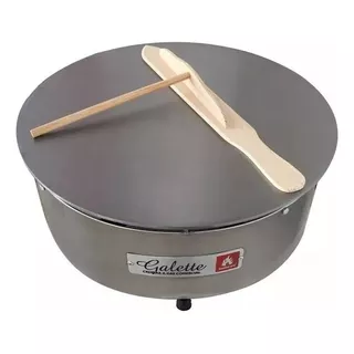 Crepera Galp Pan Crepas Cocina A Gas Calentador Color Gris