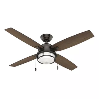 Ventilador Techo 52 PuLG 4 Aspas Hunter 59214  Color De La Estructura Bronce Diámetro 52