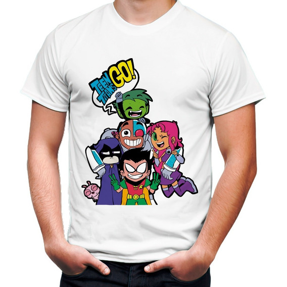 Playera Caricatura Los Jóvenes Titanes Teen Titans Go #873