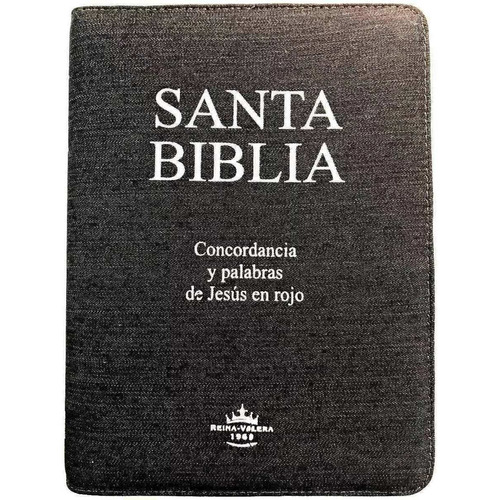 Biblia Mediana Rvr1960 Jean Con Índice Y Cierre Verde