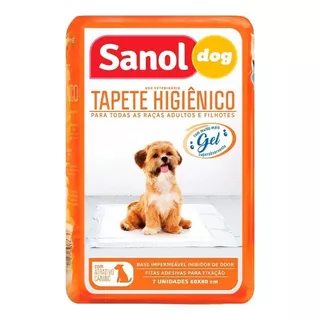 Tapete Higiênico Para Cães Sanol Dog Pacote Com 7 Unidades