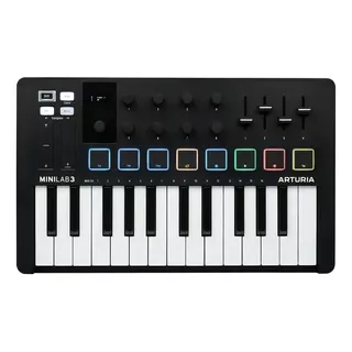 Arturia Minilab 3 Black Controlador Midi 25 Teclas Color Negro