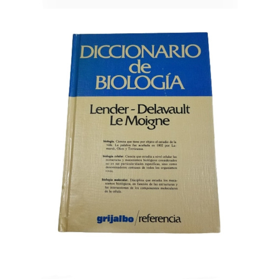 Diccionario De Biología. Grijalbo Nuevo.