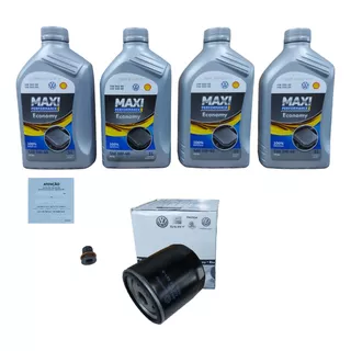 Kit De Troca De Óleo 4l 5w40 502 Gol Polo Voyage Golf Vw