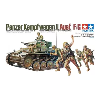 Kit Para Montar Panzer Kampfwagen Ii Ausf.f/g 35009 De Tamiya 1/35