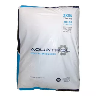 Medio Filtrante Zeolita Aquatrol 21.77kg 1 Pie Cubico 