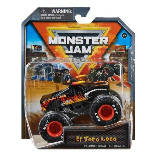 Monster Jam Vehiculo 1.64 Metal El Toro Loco Int 6061167