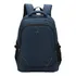 Mochila Ejecutiva Para Notebook - 6 Meses De Color Azul marino Diseño de la tela Liso