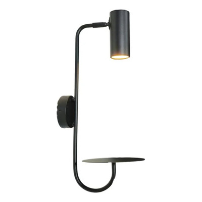 Aplique Pared Con Apoyo Bimba 15085 Gu10 Con Cable Cie