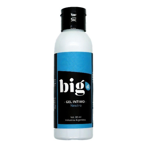 Lubricante Gel  Intimo Big D - Neutro 80 Ml