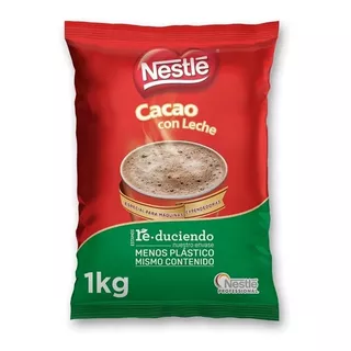 10 Bolsas Chocolate Con Leche En Polvo Nestle En Bolsa X 1kg