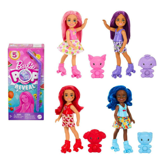 Barbie Pop Reveal Muñeca Serie De Frutas Chelsea