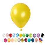 Globos Perlados 12 Pulgadas X 25 Un Cotillon Carioca Fiesta Color Amarillo