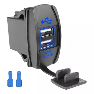 Tomada Usb 3.1a Dupla Barco Lancha Carro Motorhome 12v