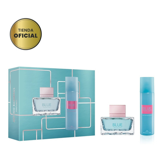 Set Banderas Blue Seduction Woman Edt 80ml+desodorante 150ml