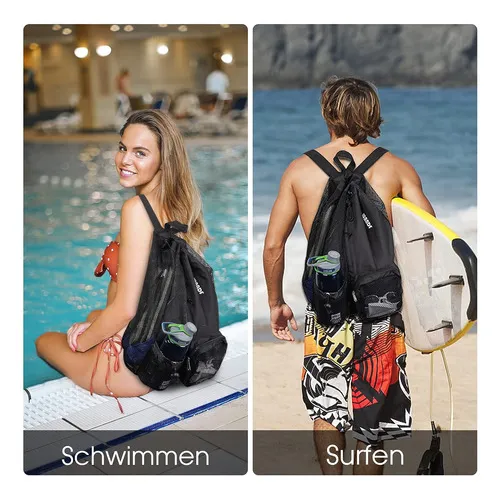 Bolsa De Almacenamiento Con Cord n Para Mochilas De Playa Color