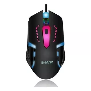 Mouse Gamer Usb Led Rgb 3200 Dpi B-max - Bm612 Óptico Cor Preto