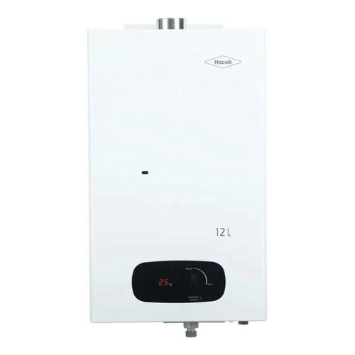 Calentador de agua a gas GN Haceb JSQ12CF-C17 blanco 120V