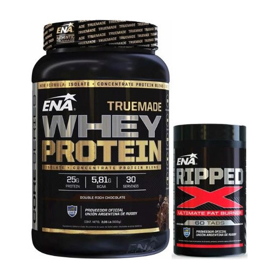 Ena Whey Protein Truemade 2lb + Ena Ripped Max 60 Caps