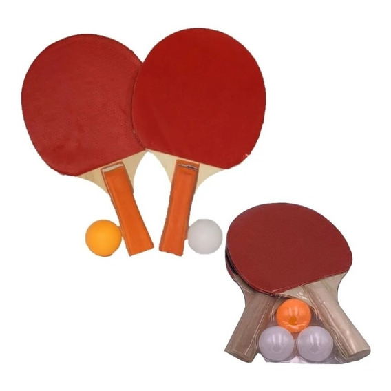 Set De Raquetas De Ping Pong Tenis De Mesa + Bolas