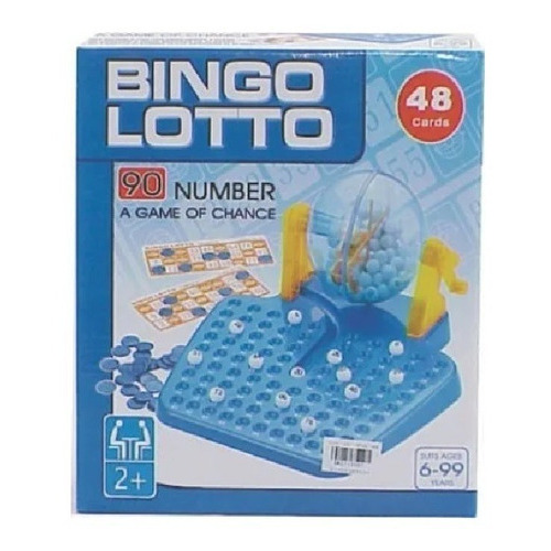 Juego De Mesa Bingo Lotto Mediano Caja