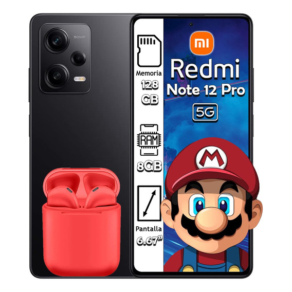 Celular Xiaomi Redmi Note 12 Pro 128gb 8gb Ram Amoled 67w + Kit  