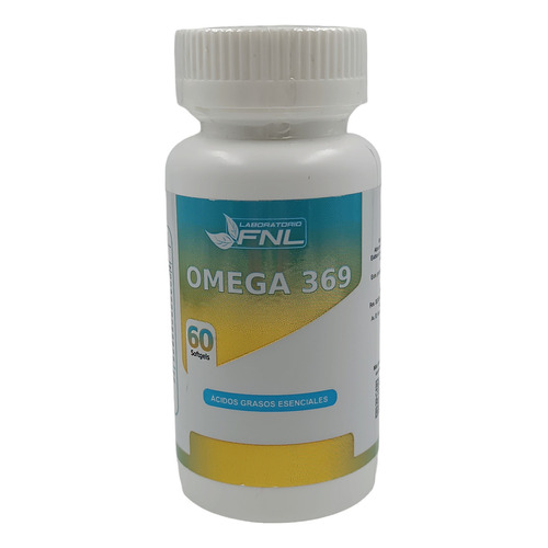 Omega 369 Por  60 Capsulas (tratamiento 1 Mes)1000 Mg Sabor Natural