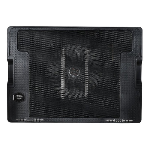 Base Cooler Notebook Con 1 Ventilador Pad Usb Alt Regulable Color Negro