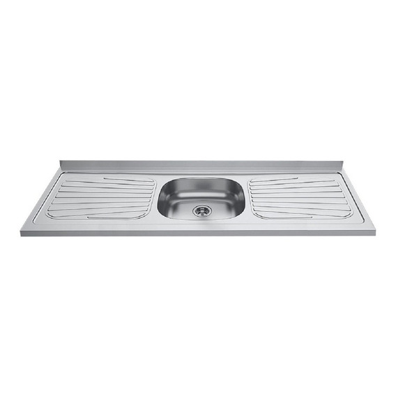 Lavadero Para Cocina Madesa De Acero Inoxidable 150 X 52 Cm