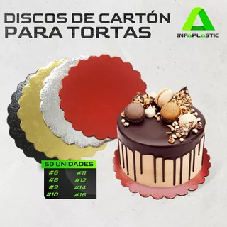 Discos De Cartón Base De Tortas Repostería Panaderia 