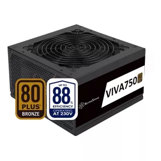 Fuente Silverstone Viva750 750w Certificada 80 Plus Bronze