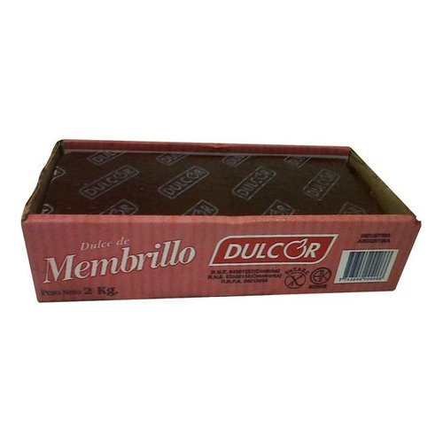 Dulcor Dulce De Membrillo Cajon X 2 Kg