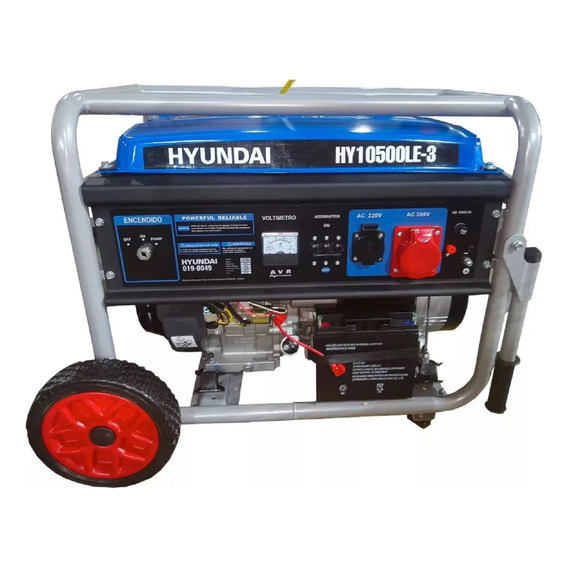 Generador Trifásico 10kw 380v 40l Hy10500le-3 Hyundai - Tyt