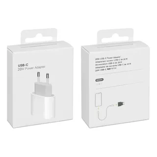 Cargador Compatible Adaptador Carga Rápida Apple 20w Tipo C