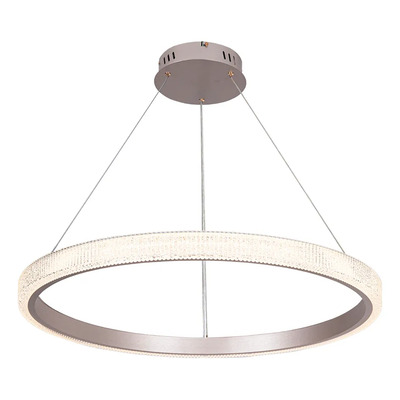 Colgante Aro Led Kiran L9070 Champagne 70w Ø60cm Champagne