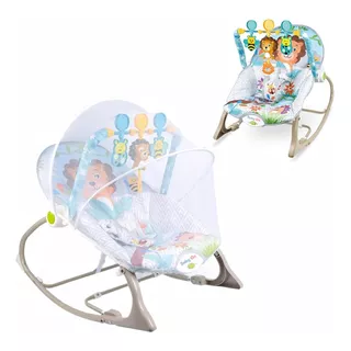 Silla Mecedora, Vibradora Y Musical Crececonmigo 3 En 1 Bebe