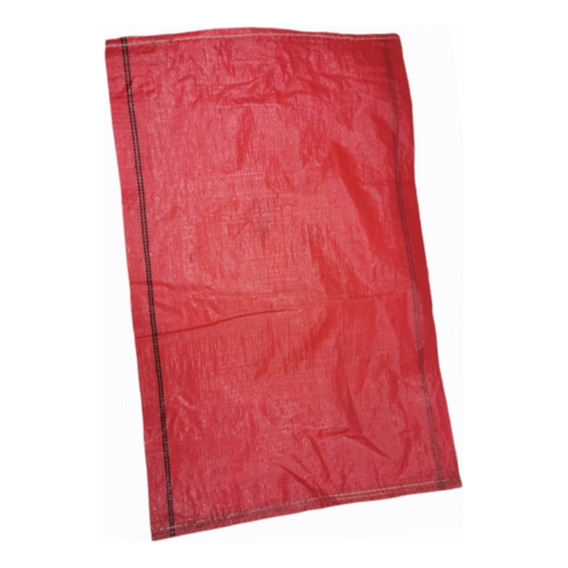 Saco Papero 25kg Aprox 45 X 70cm Rojo Pack 100 Unidades