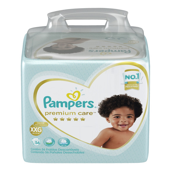 Pampers Premium Care Bag Xxg (+14 Kg) - X56