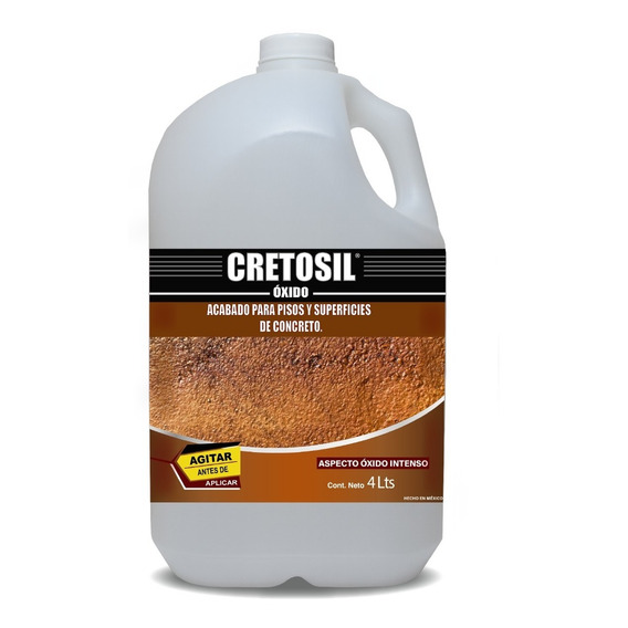 Cretosil Óxido - Oxidante Para Concreto 4 Lts. Concentrado