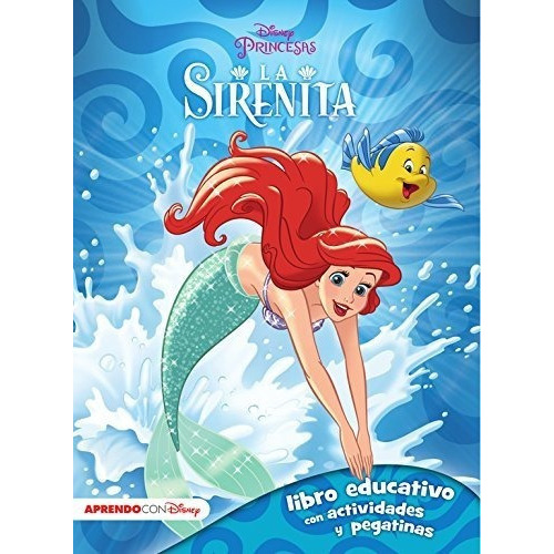 La Sirenita (libro Educativo Disney Con Actividades Y Pegati