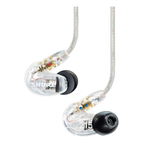 Auricular Inear Shure Se215 Instraural Cable Removible Color Blanco
