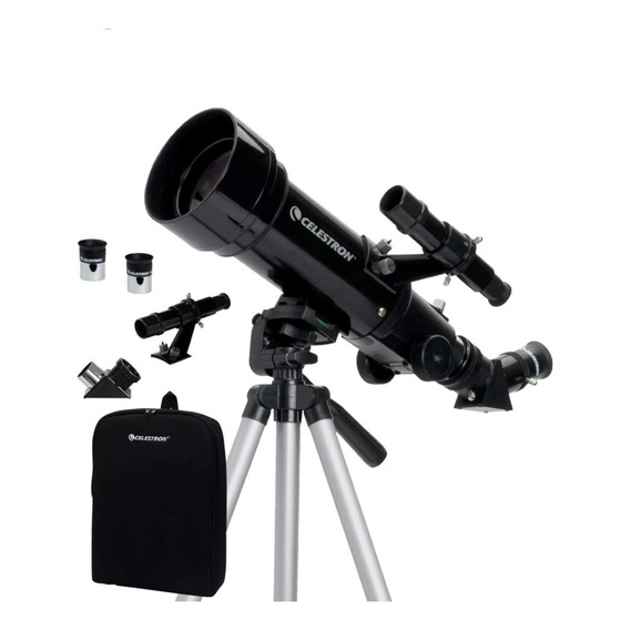 Telescopio Astronomico Potente Hd Celestron + Maletin Color Negro