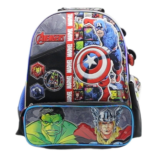 Mochila Escolar Cresko Avengers Espalda 16p Infantil Color Sp039