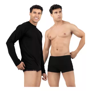 Combo Camisa Tecido Ice Térmica + Sunga Adulto Masculina